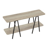 Celine Side Table Console in Rustic Grey 25547-GY Manhattan Comfort