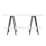 Celine Side Table Console in White 25547-WH Manhattan Comfort