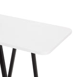 Celine Side Table Console in White 25547-WH Manhattan Comfort