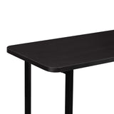 Celine Side Table Console in Black 255551 Manhattan Comfort