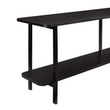 Celine Side Table Console in Black 255551 Manhattan Comfort