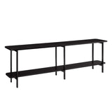 Celine Side Table Console in Black 255551 Manhattan Comfort