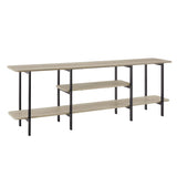 Celine Side Table Console in Rustic Grey 25570-GY Manhattan Comfort