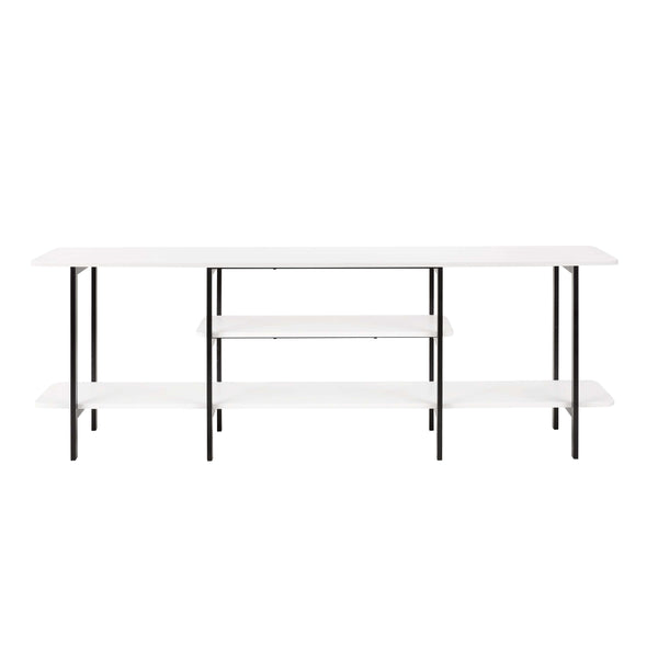 Celine Side Table Console in White 25570-WH Manhattan Comfort