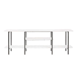 Celine Side Table Console in White 25570-WH Manhattan Comfort