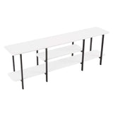 Celine Side Table Console in White 25570-WH Manhattan Comfort