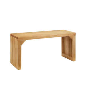 English Elm Dining Pine Multi-Use Bench & Table Set with Tempered Glass, Rustic Indoor Accent for Entryway Living Room W2275P192311