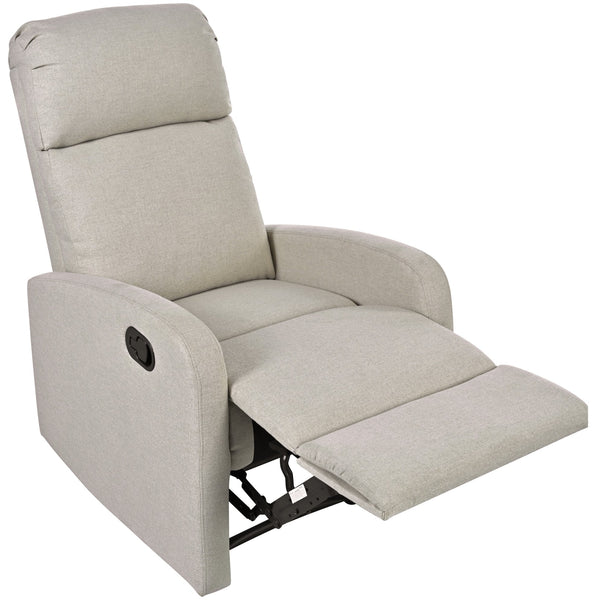 English Elm Christopher Knight Home® - Modern Recliner Plush Manual Recliner Chair with Ergonomic Support, 3-Position Backrest, Durable Fabric Comfort Wheat N763P256491A