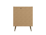 Manhattan Comfort Bogart Mid-Century Modern Accent Cabinet Off-White 255BMC10