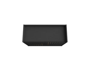 Manhattan Comfort Bogart Mid-Century Modern Accent Cabinet Black 255BMC8