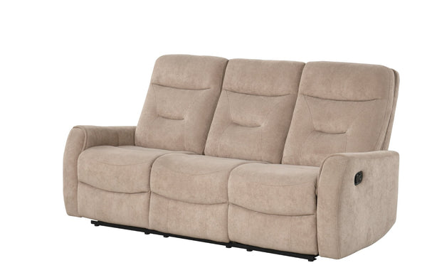 English Elm Paterson Microsuede Velvet Reclining Sofa with Console and Cup Holders for Media Rooms B078P497900