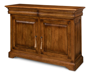 Sarreid Charterhouse Cabinet - Elegant Fruitwood Finish With 2 Adjustable Shelves For Stylish Storage Solutions Brown  25611-5