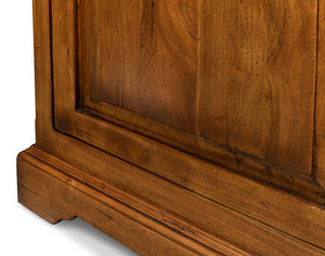 Sarreid Charterhouse Cabinet - Elegant Fruitwood Finish With 2 Adjustable Shelves For Stylish Storage Solutions Brown  25611-5