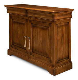 Sarreid Charterhouse Cabinet - Elegant Fruitwood Finish With 2 Adjustable Shelves For Stylish Storage Solutions Brown  25611-5