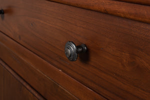 Sarreid Dante Hall Cabinet Walnut - Stylish Storage Solution With 2 Adjustable Shelves In Rich Walnut Finish Brown  25678-3