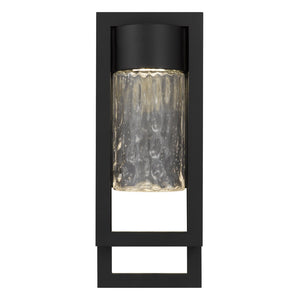 English Elm 15 Inch Hammered Glass Led Wall Sconce Dimmable Bathroom Vanity Hallway Light B370P417689