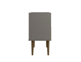 Manhattan Comfort Bogart Mid-Century Modern Nightstand Grey 256BMC50