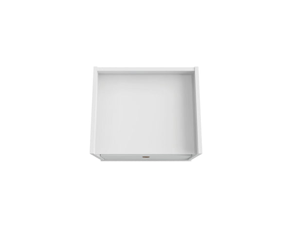 Manhattan Comfort Bogart Mid-Century Modern Nightstand White 256BMC6