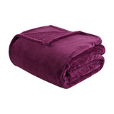 Intelligent Design Microlight Plush Casual Oversized Blanket ID51-1089 Purple