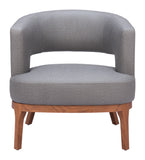 Penryn Accent Chair Slate Gray 110112 Zuo Modern