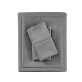 Beautyrest 1000 Thread Count Casual HeiQ Smart Temperature Cotton Blend 4 PC Sheet Set BR20-1875 Charcoal