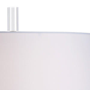 Wildwood Wintergreen Cylinder Lamp — Coastal Two-Tone Blue-Green Finish With Crisp White Shade, 28.5" Tall Ambient Light 25708