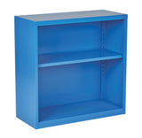 OSP Home Furnishings Metal Bookcase Blue