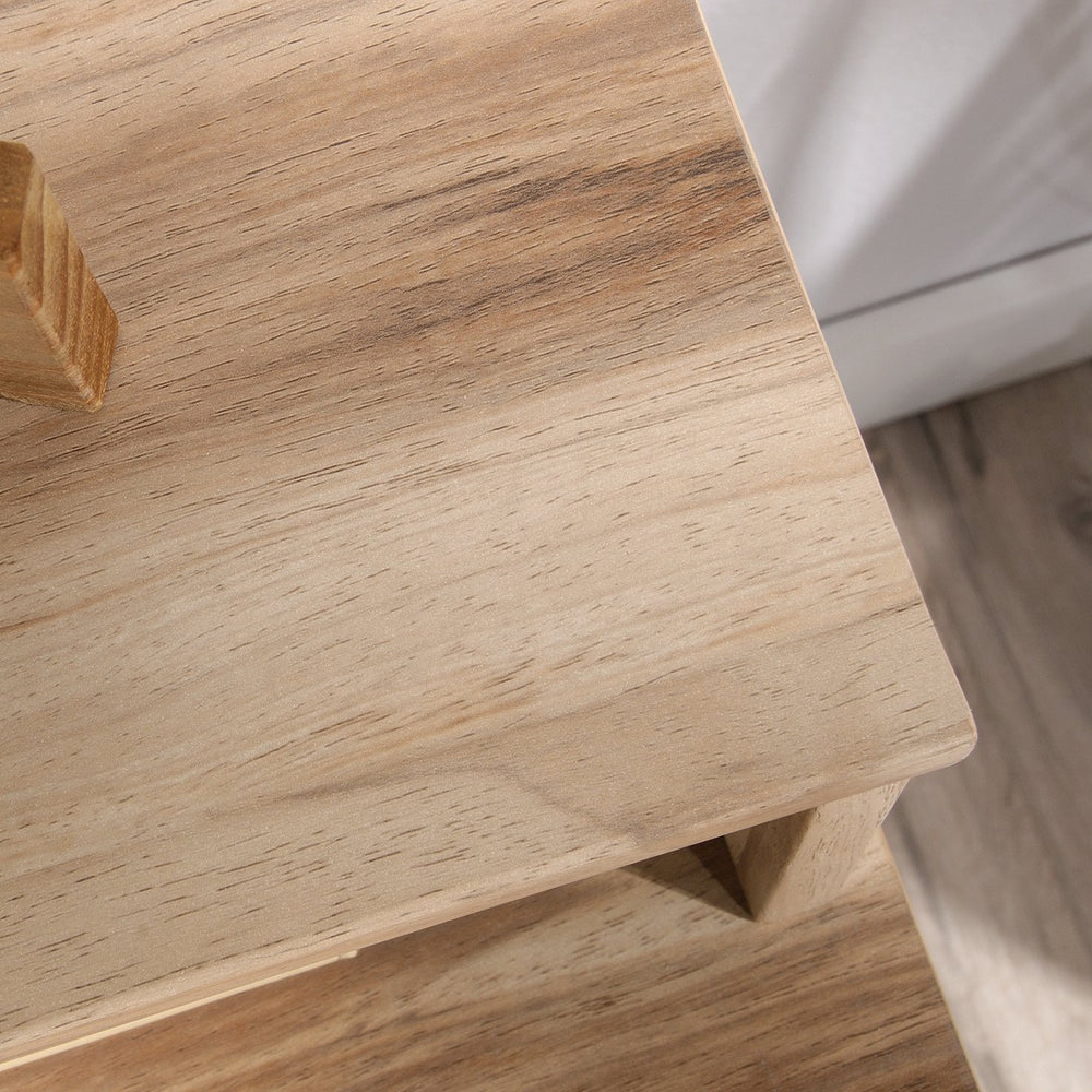 English Elm Organizer Hutch Brown Finish - Engineered Wood Desk Top Cubby Storage for Letters, Notes, Mail B356P367888