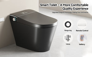 English Elm Unique Intelligent One-piece Toilet with Integrated Bidet Heated Seat and Auto Lid Black W3133P414563