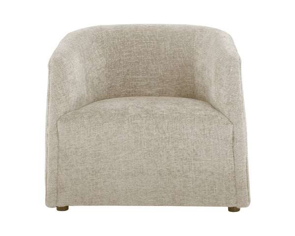 Sunpan Serenade Lounge Chair - Striking Round Design in Stylish Upholstery for a Stunning Home Accent Husky Beach