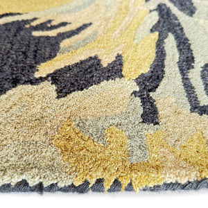 Capel Rugs Avanti-floral Eclectic Area Rug With Colorful Mosaic Design, Handcrafted 100% Wool Excellence Blue Multi, Green 100% Wool 2579rs03060506475