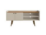 Manhattan Comfort Bogart Mid-Century Modern TV Stand Off-White 257BMC10