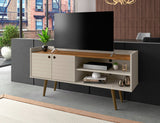 Manhattan Comfort Bogart Mid-Century Modern TV Stand Off-White 257BMC10