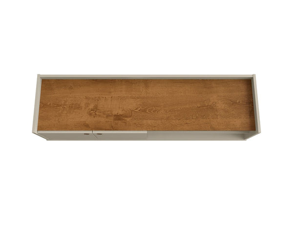 Manhattan Comfort Bogart Mid-Century Modern TV Stand Off-White 257BMC10