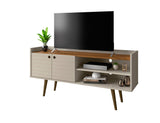 Manhattan Comfort Bogart Mid-Century Modern TV Stand Off-White 257BMC10