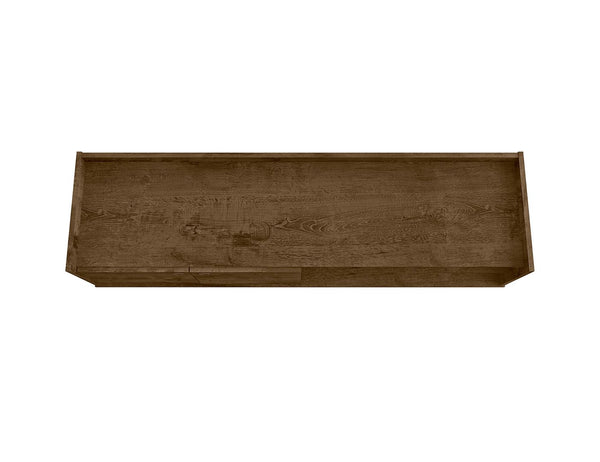 Manhattan Comfort Bogart Mid-Century Modern TV Stand Rustic Brown 257BMC9