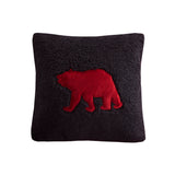 Woolrich Alton Lodge/Cabin Plush to Sherpa Down Alternative Comforter Set WR10-2066 Red/Black