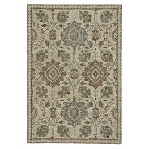 Capel Rugs Peyton Plush Loop Yarn Collection - Timeless Designs For Lasting Comfort In Your Home Décor Natural, Tan 100% Wool 2580rs03060506600