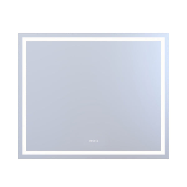 English Elm 48" X 40" Led Vanity Mirror Dual Front Back Lighting Dimmable Anti-fog Bathroom W1920P493142
