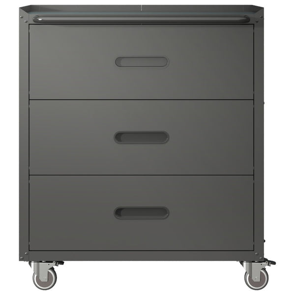 English Elm Heavy-duty Rolling Steel Tool Cabinet 3 Drawer Garage Organizer with Locking Casters T2398P242683