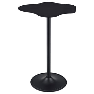 English Elm Fresno Matte Black Metal Cloud Sculptural Bar Table for Home Lounge Cocktail Space B062S01574
