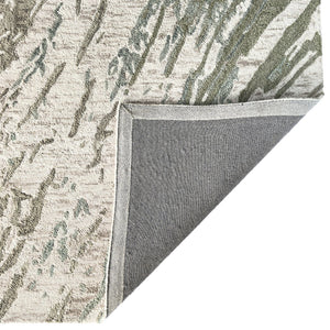 Capel Rugs Avanti-astratto Vibrant Wool Rug - Handcrafted Mosaic Design With Colorful Character And Motifs Verde, Ivory 100% Wool 2586rs10001400220