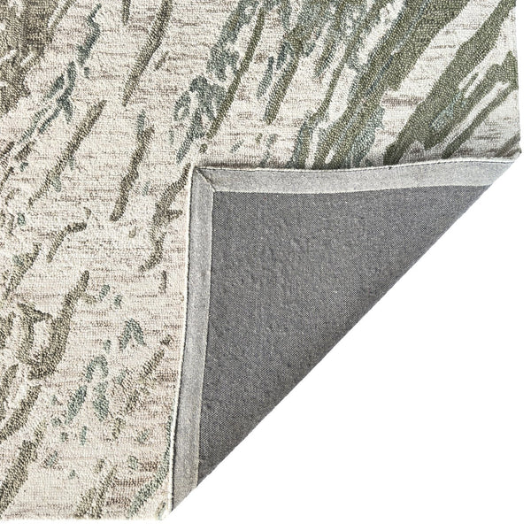 Capel Rugs Avanti-astratto Vibrant Wool Rug - Handcrafted Mosaic Design With Colorful Character And Motifs Verde, Ivory 100% Wool 2586rs10001400220