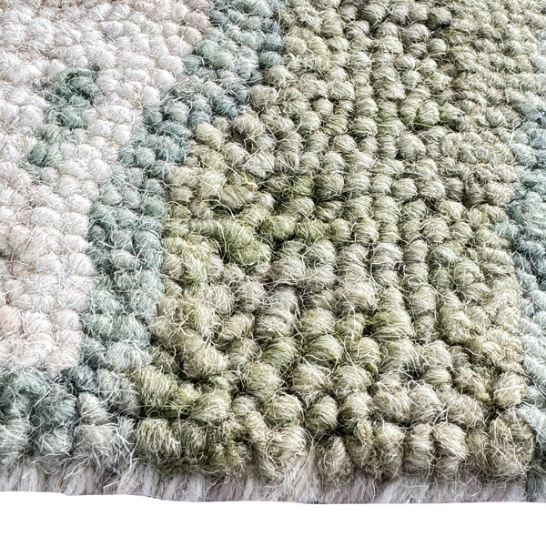 Capel Rugs Avanti-astratto Vibrant Wool Rug - Handcrafted Mosaic Design With Colorful Character And Motifs Verde, Ivory 100% Wool 2586rs10001400220