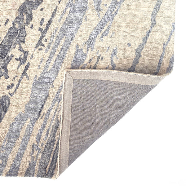 Capel Rugs Avanti-astratto Vibrant Wool Rug - Handcrafted Mosaic Design With Colorful Character And Motifs Ocean, Ivory 100% Wool 2586rs03060506460