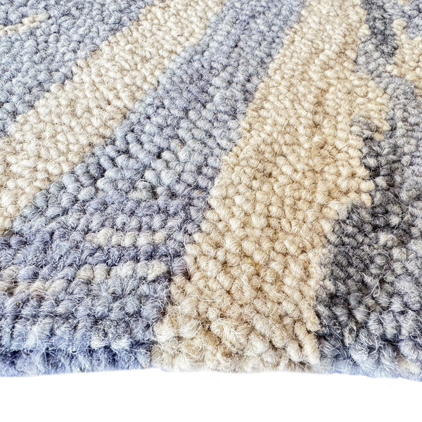 Capel Rugs Avanti-astratto Vibrant Wool Rug - Handcrafted Mosaic Design With Colorful Character And Motifs Ocean, Ivory 100% Wool 2586rs03060506460