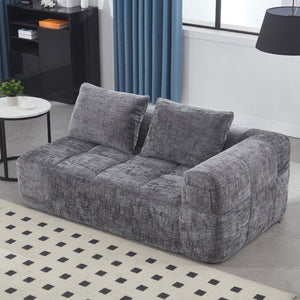 English Elm United Chenille Loveseat Sofa - Cozy Minimalist Modular Sleeper For Small Spaces & Modern Living W1568P255144-GIGA