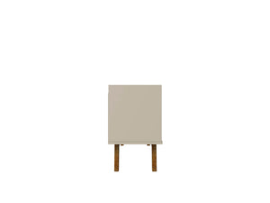 Manhattan Comfort Marcus Mid-Century Modern TV Stand Greige and Nature 259BMC10