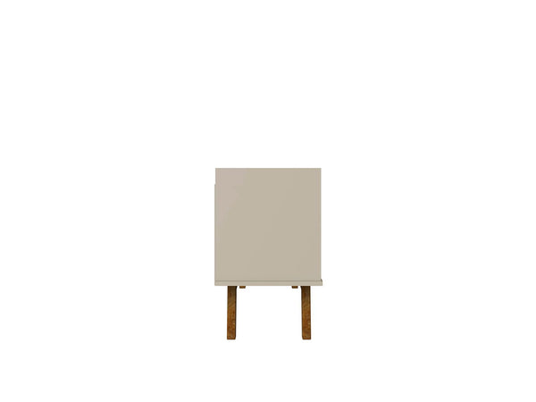 Manhattan Comfort Marcus Mid-Century Modern TV Stand Greige and Nature 259BMC10