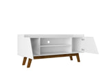 Manhattan Comfort Marcus Mid-Century Modern TV Stand White 259BMC6